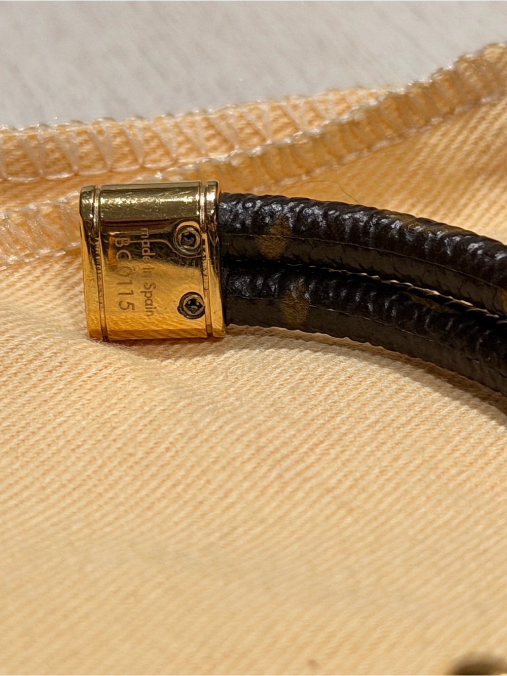 Louis Vuitton Brown Keep it Twice Bracelet - Picture 6 of 8
